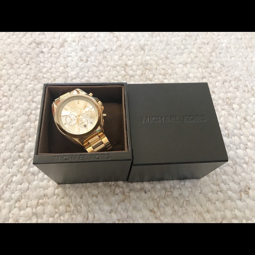 Michael Kors Bradshaw watch.